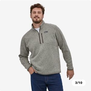 Men’s Better Sweater 1/4th-Zip Fleece (US XXL)